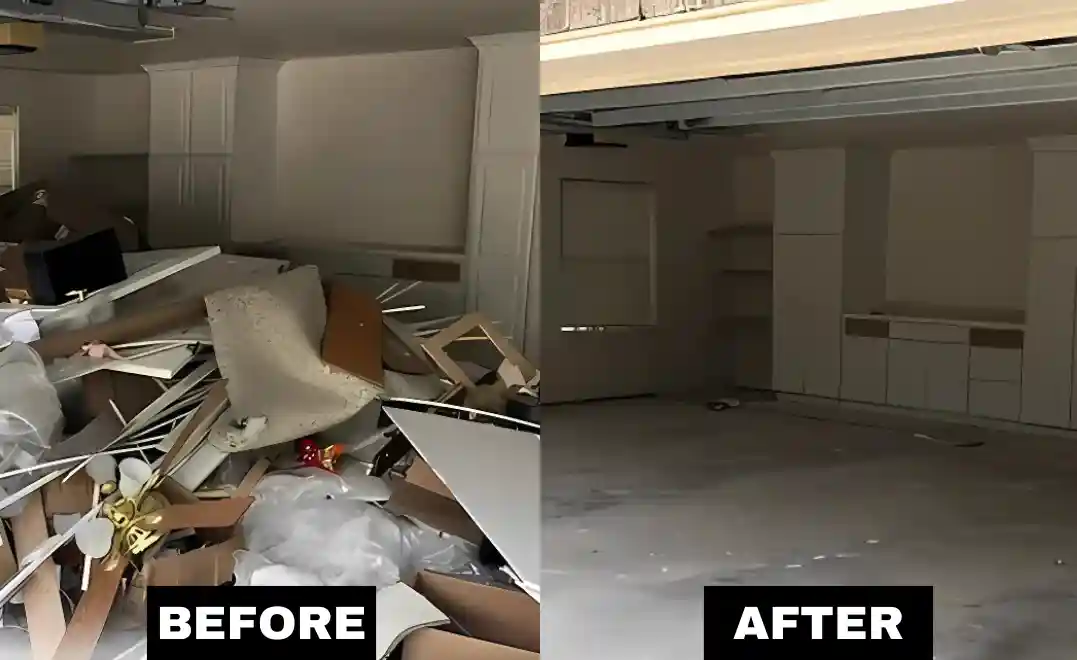 Lift Away Junk Removal Before After